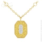 WILLOW GOLD: *MABANA YELLOW SAPPHIRE BAGUA TAG*