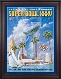 Framed Canvas 36 x 48 Super Bowl XXXV Program Print | Details: 2001, Ravens vs Giants