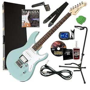 Cheap Price Yamaha PAC112V Blue Guitar COMPLETE BUNDLE w/ Hard Case, Tuner, Stand Review