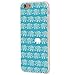 ChiChiC iPhone 6s Case,iPhone 6 Case, 360 Full Protective Shockproof Slim Flexible Soft TPU Art Design Cover Cases for iPhone 6 6s 4.7 Inch,Cartoon Animal Cute Gold Elephant on Teal Background