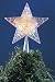 7" Lighted Traditional 5 Point Star Christmas Tree Topper - Clear Lights