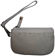 Calvin Klein Wristlet Signature Logo Print Ivory Signature