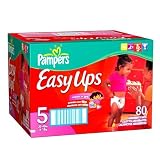 Pampers Easy Ups Diapers for Girls 80-pk. - 5