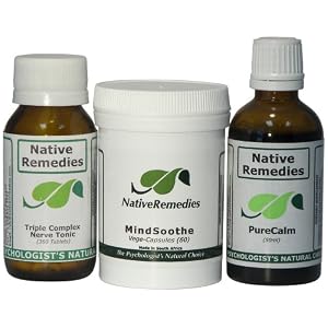 Native Remedies Nerve Tonic, MindSoothe and PureCalm by Native Remedies