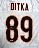 Mike Ditka Autographed Chicago Bears White Jersey PSA/DNA