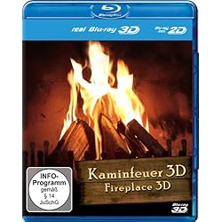 Fireplace 3D [Blu-ray 3D+2D] (Region Free)