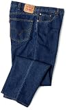 Levis Mens 550 Relaxed Fit Jean - Big & Tall, Comfort Stretch Dark, 50X32