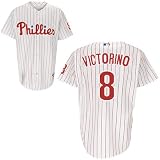 Shane Victorino Philadelphia Phillies Home Pinstripe Authentic MLB Jersey