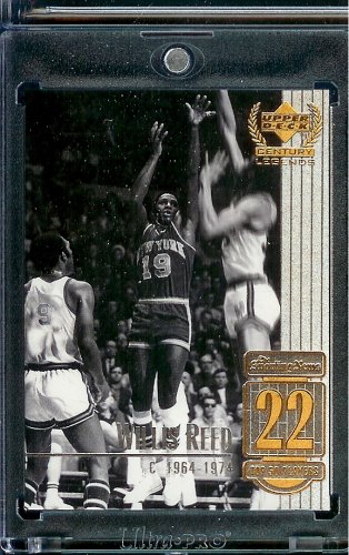 1999 Upper Deck Century Legends Basketball Card # 22 Willis Reed New York Knicks -Shipped In A Protective ScrewDown Case!