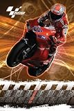Moto G.P Maxi Poster Featuring Australian Champion Casey Stoner On Bike 27 Racing For Team Honda Race To The Finish Full Colour 61x91.5cm