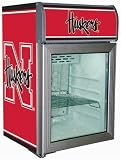 FC-1200NBA Glass Door Refrigerator - Nebraska Cornhuskers