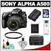 Sony Alpha DSLR-A580 16.2 MP Digital SLR Camera & 18-55mm Lens with 16GB Card + Battery + Case + UV Filter + Cleaning & Accessory Kit