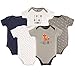 Hudson Baby Unisex Baby Cotton Bodysuits, Wild One, 6-9 Months