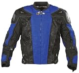 Joe Rocket RASP Mens Textile Motorcycle Jacket Blue/Black/Black M