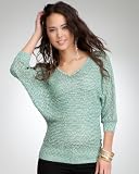 Space Dye Net Dolman Sweater - CAPRI BREEZE (L)