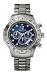 Nautica Chronograph Silver-Tone Steel Bracelet Blue Dial Men's Watch N19531G