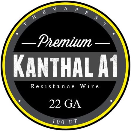 100ft Kanthal 22 Gauge A1 Resistance Wire Roll .64mm, 1.31 Ohms/ft