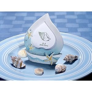 Click to buy Maine Wedding Venues: Beach Theme Sail Boat Photo Frame from Amazon!