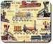 Travel by Rail Mouse Pad