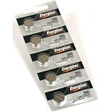 Energizer 389 Button Cell Silver Oxide SR1130W Watch Battery Pack of 5 Batteries