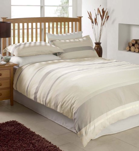 Pure Cotton Stone Stripe Pillowcase