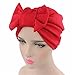 Qhome Womens Luxury Bow Turban Hat Stylish Chemo Cap