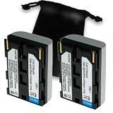 Pro Power CANON BP-911 BP-914 BP-915 BP-924 BP-927 BP-930 BP-941 BP-945 Equivalent Battery VALUE 2-Pack for Camcorder models ** Package Includes Scratch-Guard Protector Bag and Mini Table Top Tripod **