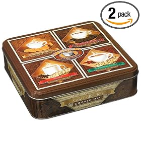 In The Mix Coffee Cookies Combo Gift, 36-Ounce Tins (Pack of 2)