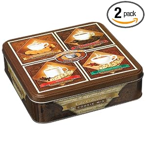 In The Mix Coffee Cookies Combo Gift, 36-Ounce Tins (Pack of 2) by In The Mix