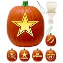 Halloween NFL Football Pumpkin Carving Pattern Kit - Dallas Cowboys
