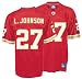 Men's Larry Johnson #27 Kansas City Chiefs NFL Equipment Replica Football Jersey by Reebok (RED)(Size=MEDIUM)