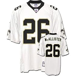Deuce McAllister #26 New Orleans Saints Youth NFL Replica Player Jersey by Reebok (White)