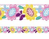 Butterfly Garden 5 Self-Adhesive Wall Border
