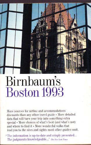 Birnbaum's Boston 1993 (Birnbaum's Travel Guides)