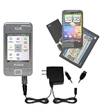 Double Wall Home Charger with tips including a tip for the Pharos PGS Phone 600 - uses Gomadic TipExchange Technology