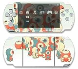 Round Eyes Decorative Protector Skin Decal Sticker for Sony Playstation PSP Slim / PSP 3000
