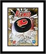 Calgary Flames NHL Framed 8x10 Photograph Team Logo and Hockey Puck