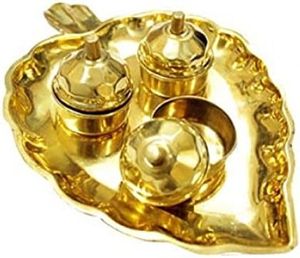 Pooja Thali - Banyan Leaf Design