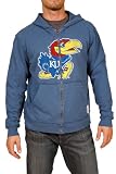 NCAA Men's Blue Kansas Jayhawks Zip Hoodie