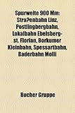 Spurweite 900 MM: Strassenbahn Linz, Postlingbergbahn, Lokalbahn Ebelsberg-St. Florian, Borkumer Kleinbahn, Spessartbahn, Baderbahn Moll-