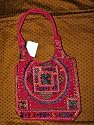 Boho Banjara Gypsy India Amaranth Sari Handbag Purse Totes