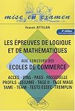 Les épreuves de logique et de mathématiques