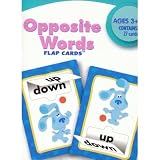 Blue's Clues Opposite Words Flap Flash Cards