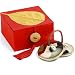 Gold Bodhi Small Tingsha Buddhist Gift Box