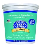 Stewart's Pro-Treat 4 Ounce Bag Freeze Dried Dog Treats, Beef Liver by MiracleCorp/Gimborn