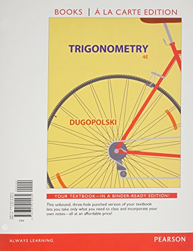 Trigonometry, Books a la Carte Edition Plus NEW MyMathLab -- Access Card Package (4th Edition)