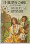 Will You Love Me In September
