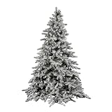 45 Flocked Utica Full Artificial Christmas Tree Unlit