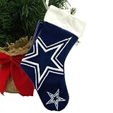 DALLAS COWBOYS OFFICIAL LOGO MINI STOCKING CHRISTMAS ORNAMENT