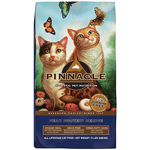 Pinnacle Peak Protein Chicken and Ocean Fish Grain-Free Cat Food, 15-Pound